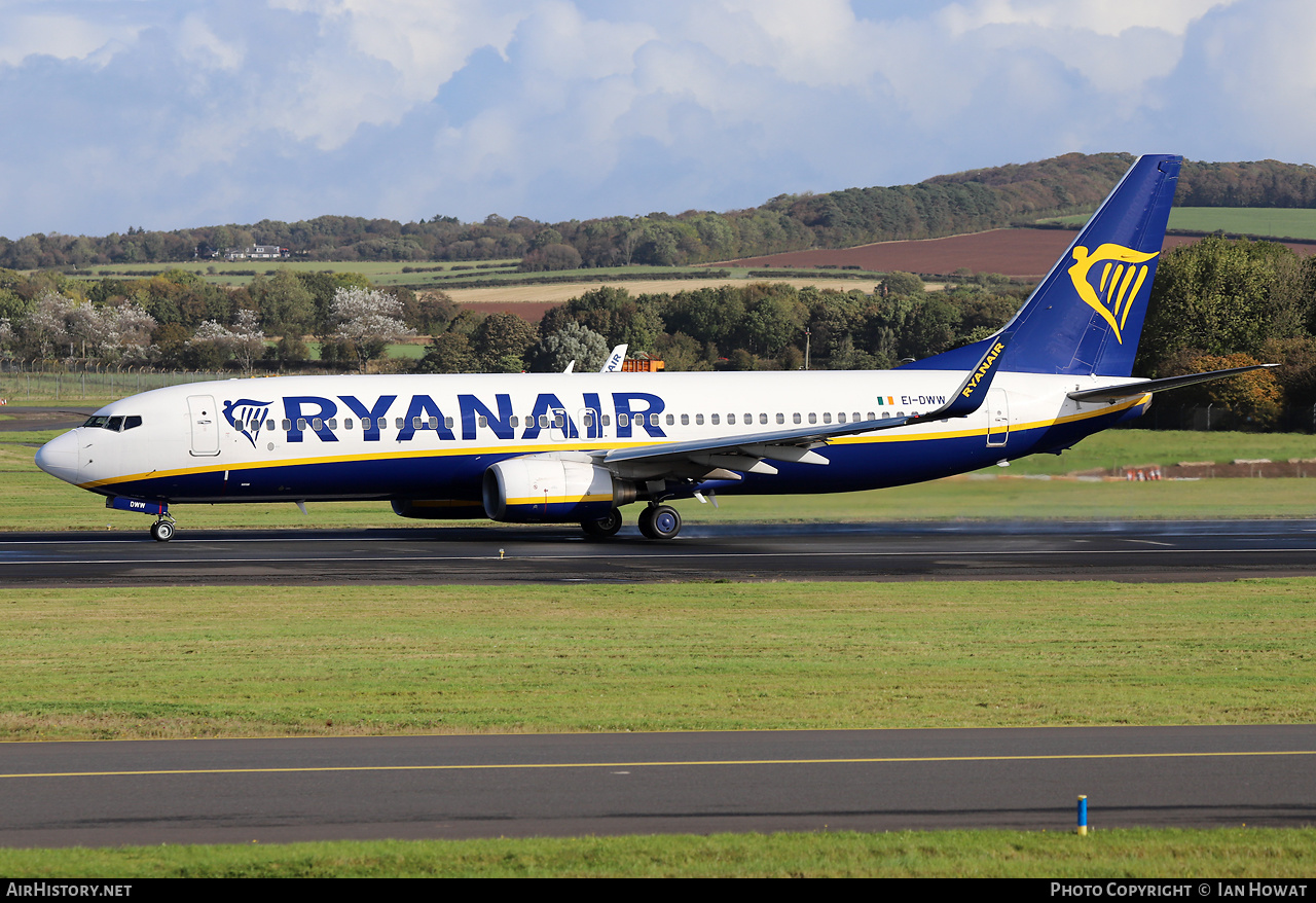 Aircraft Photo of EI-DWW | Boeing 737-8AS | Ryanair | AirHistory.net #504601