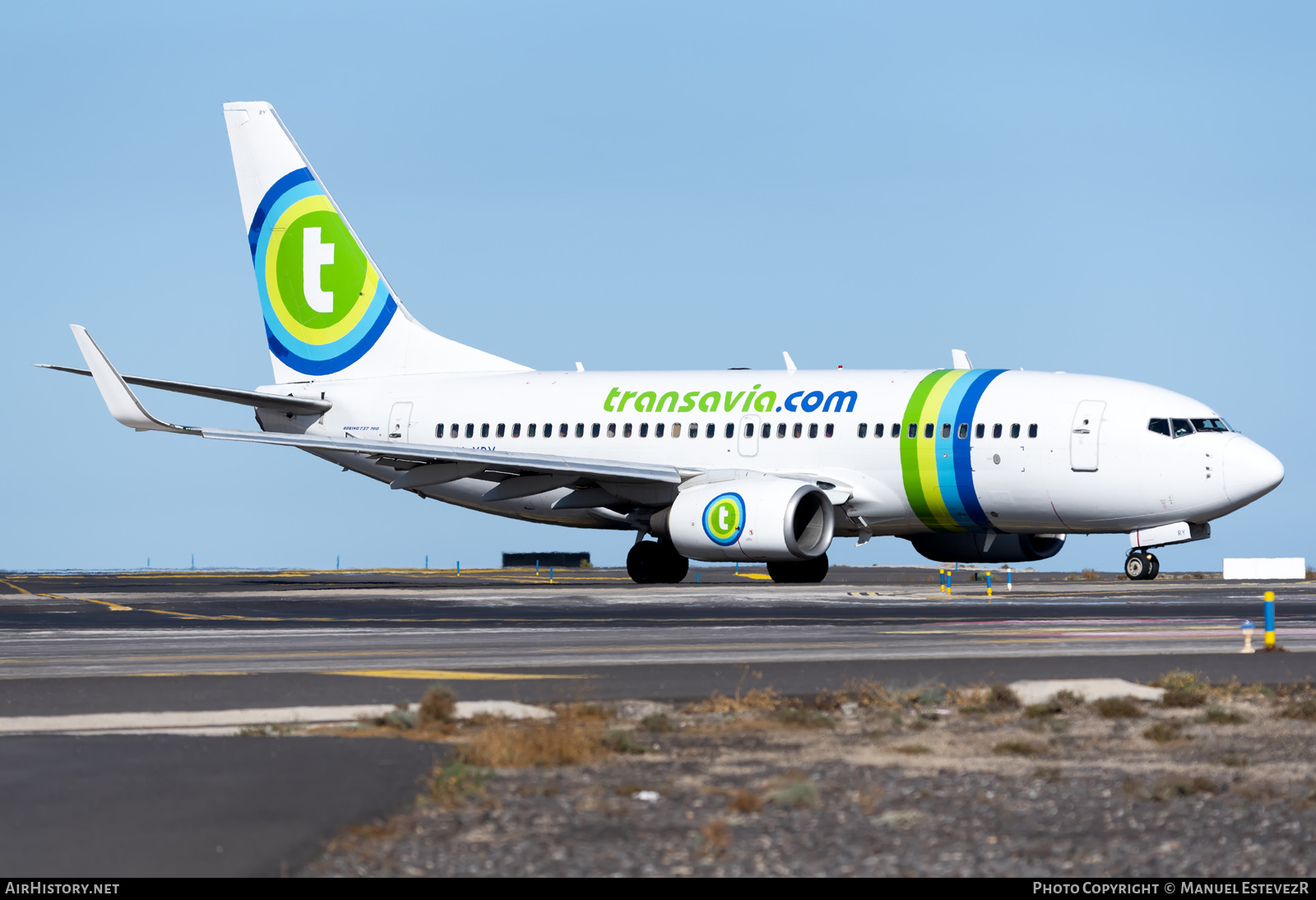 Aircraft Photo of PH-XRY | Boeing 737-7K2 | Transavia | AirHistory.net #504611