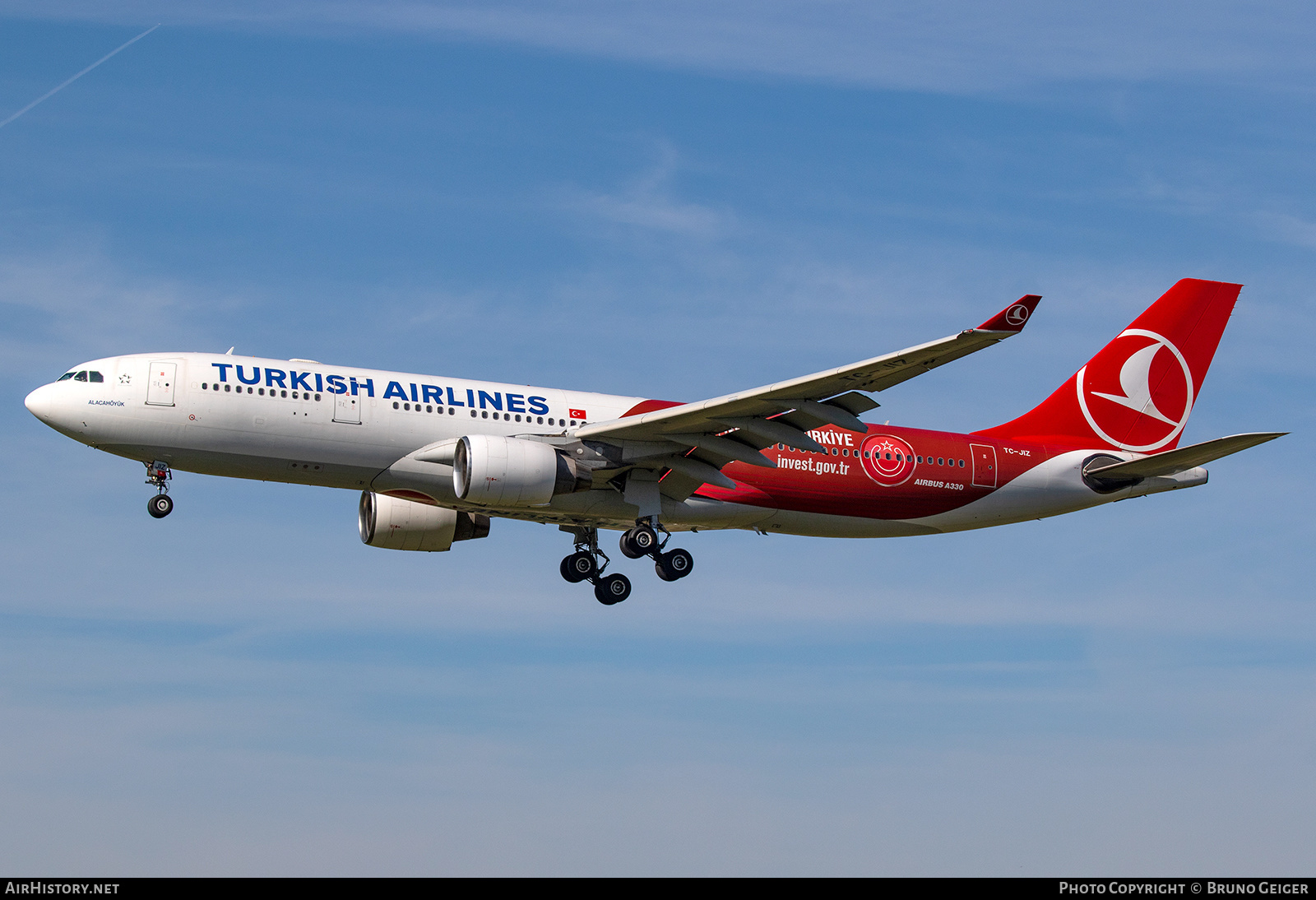 Aircraft Photo of TC-JIZ | Airbus A330-223 | Turkish Airlines | AirHistory.net #504613
