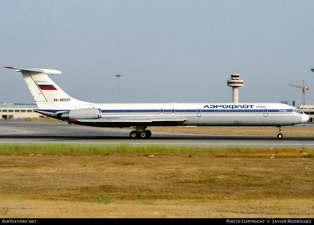 Aircraft Photo of RA-86522 | Ilyushin Il-62M | Aeroflot | AirHistory.net #504651