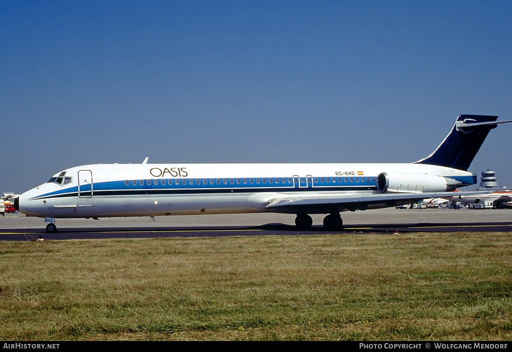 Aircraft Photo of EC-642 | McDonnell Douglas MD-87 (DC-9-87) | Oasis International Airlines | AirHistory.net #504717