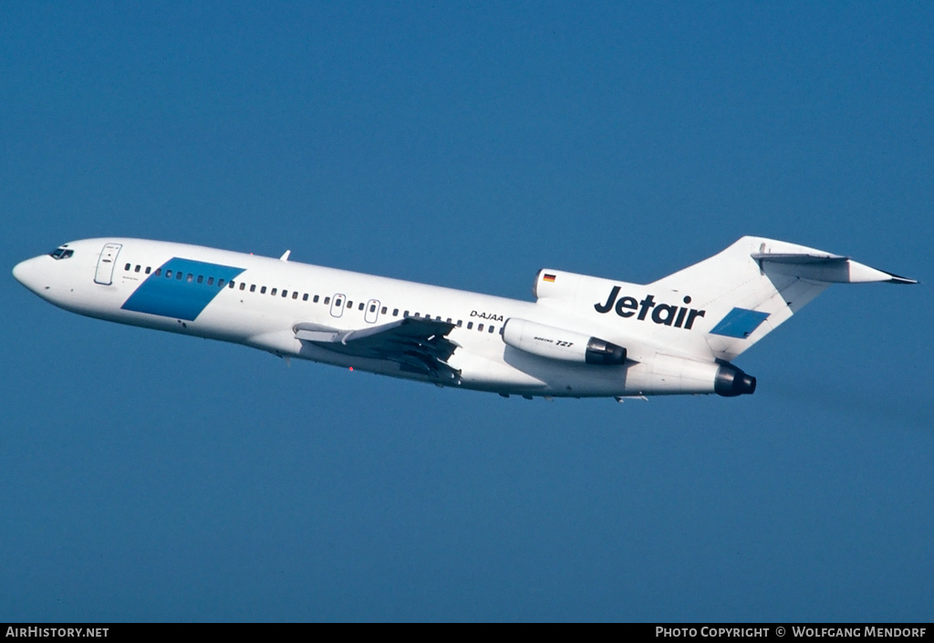 Aircraft Photo of D-AJAA | Boeing 727-81 | Jetair | AirHistory.net #504731