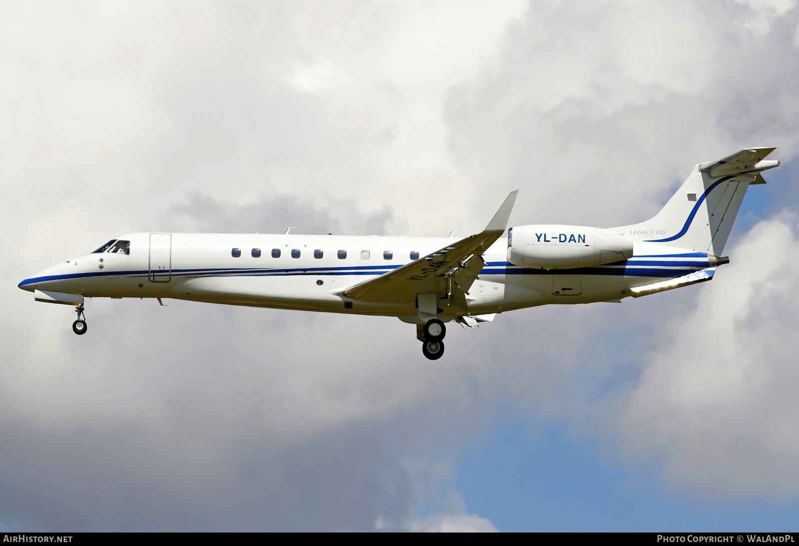 Aircraft Photo of YL-DAN | Embraer Legacy 650 (EMB-135BJ) | AirHistory.net #504741