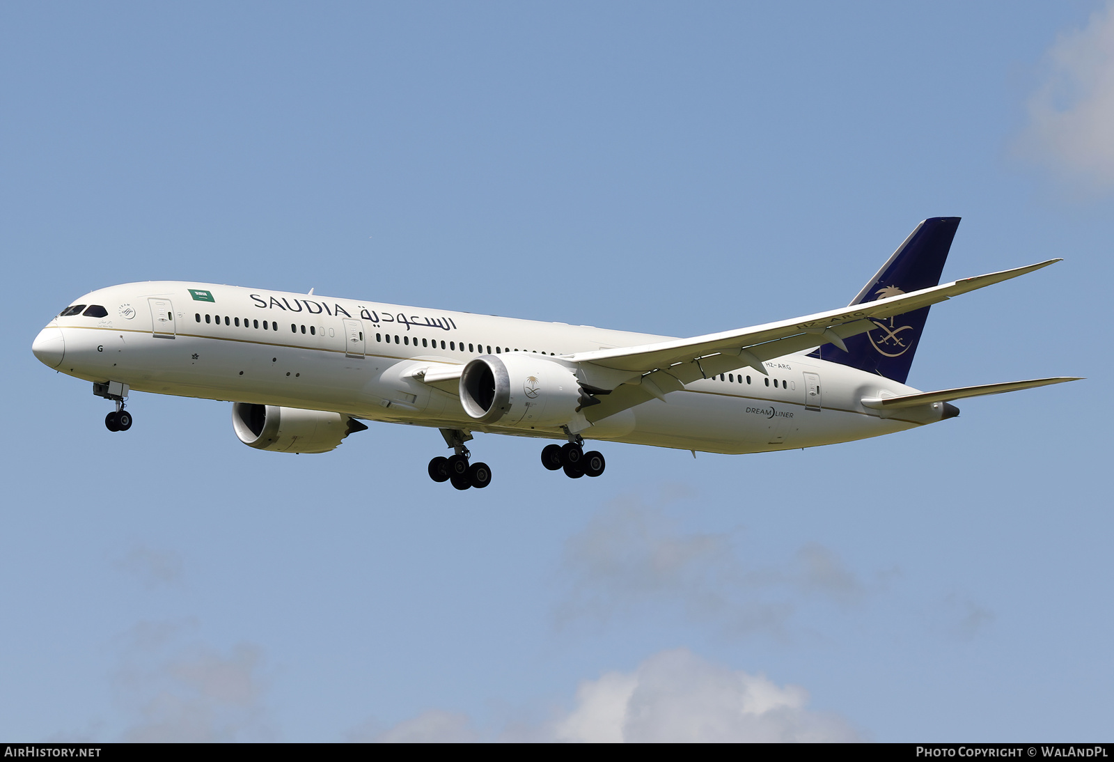 Aircraft Photo of HZ-ARG | Boeing 787-9 Dreamliner | Saudia - Saudi Arabian Airlines | AirHistory.net #504747