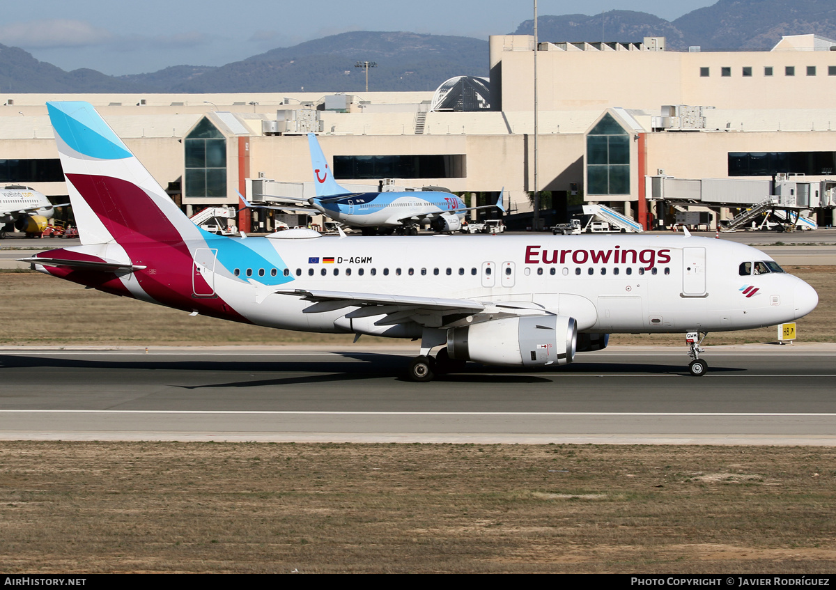 Aircraft Photo of D-AGWM | Airbus A319-132 | Eurowings | AirHistory.net #504748