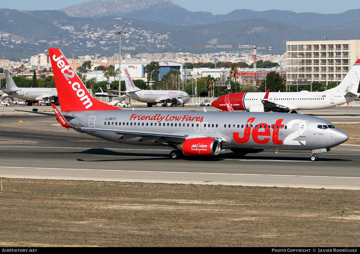 Aircraft Photo of G-DRTY | Boeing 737-8AS | Jet2 | AirHistory.net #504751