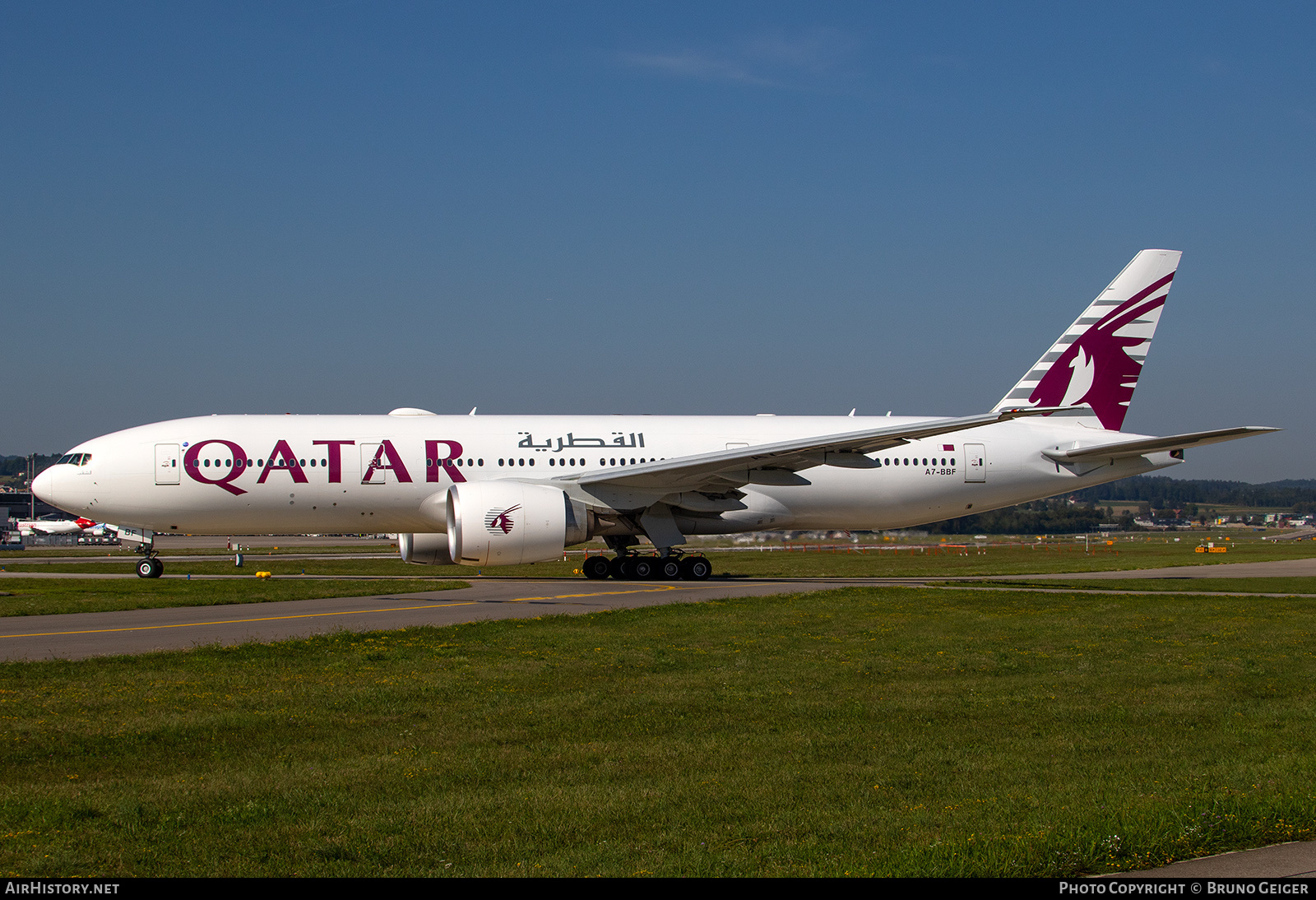Aircraft Photo of A7-BBF | Boeing 777-2DZ/LR | Qatar Airways | AirHistory.net #504764