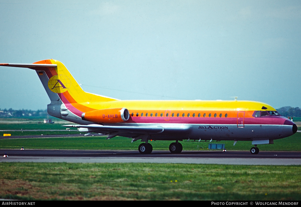 Aircraft Photo of D-AHLB | Fokker F28-1000 Fellowship | AviAction | AirHistory.net #504773