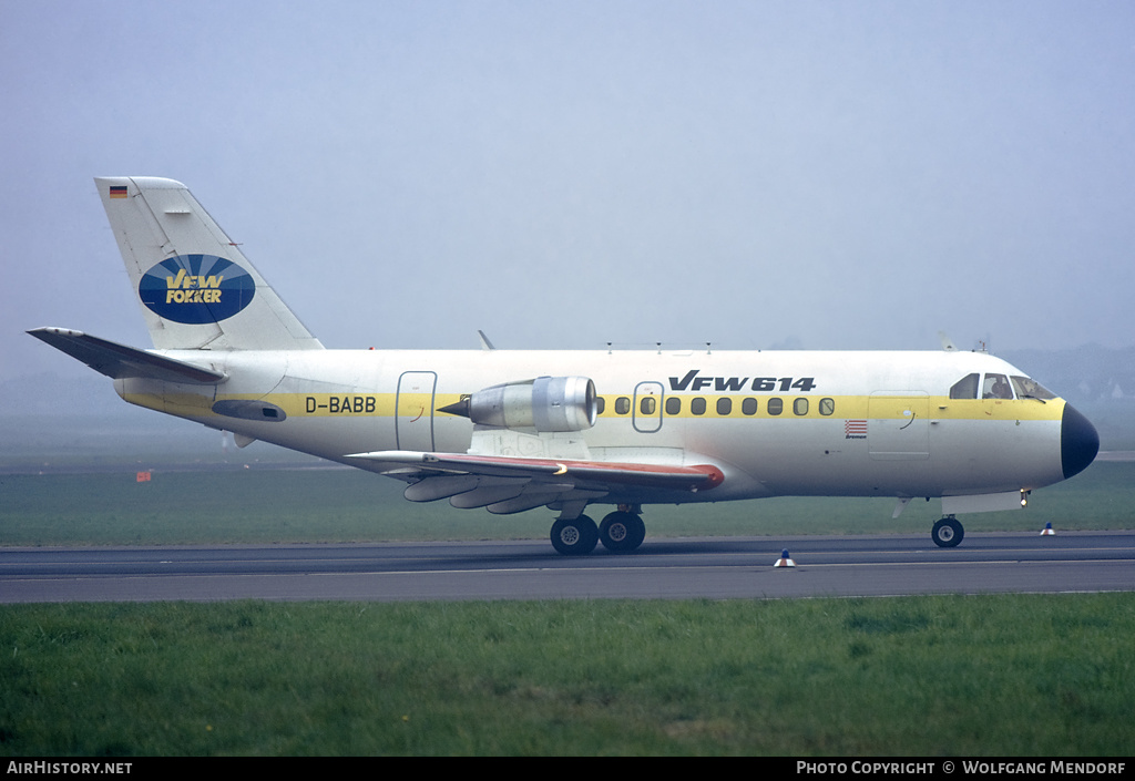 Aircraft Photo of D-BABB | VFW-Fokker VFW-614 | VFW-Fokker | AirHistory.net #504775