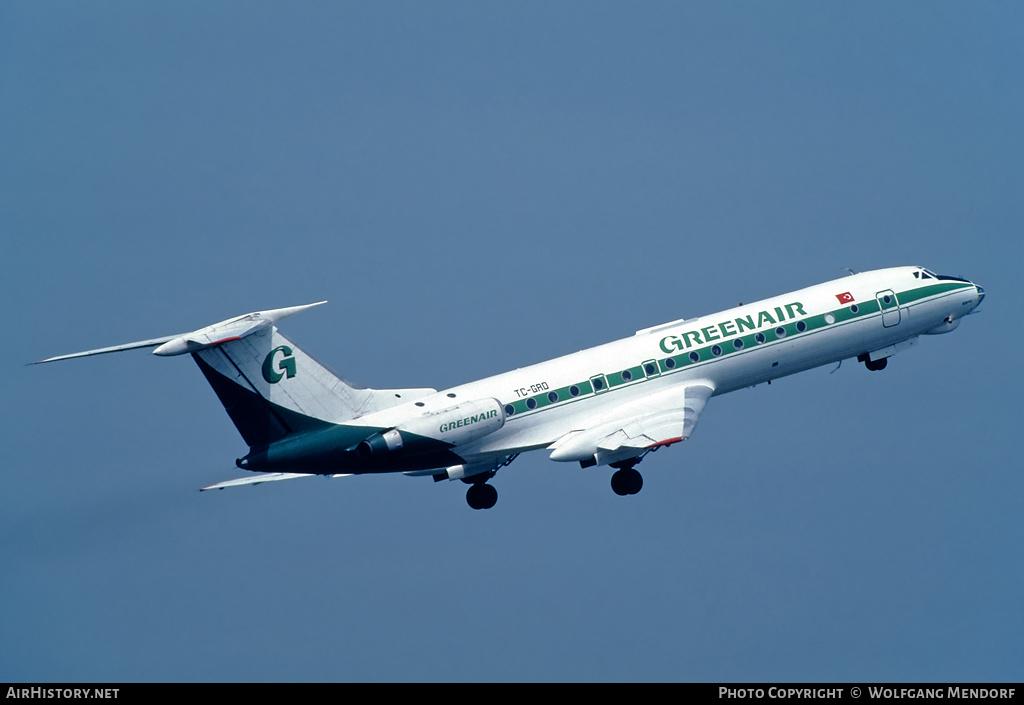 Aircraft Photo of TC-GRD | Tupolev Tu-134A-3 | Greenair | AirHistory.net #504776