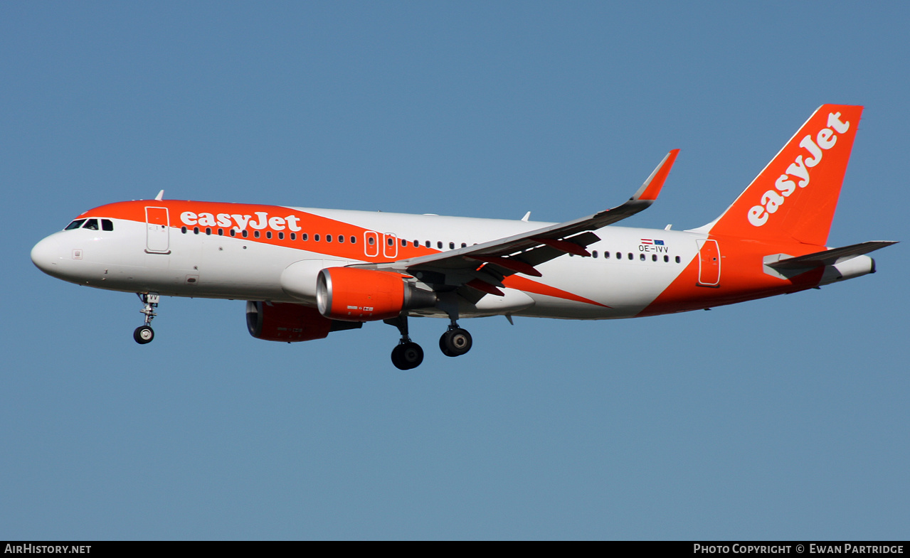 Aircraft Photo of OE-IVV | Airbus A320-214 | EasyJet | AirHistory.net #504778