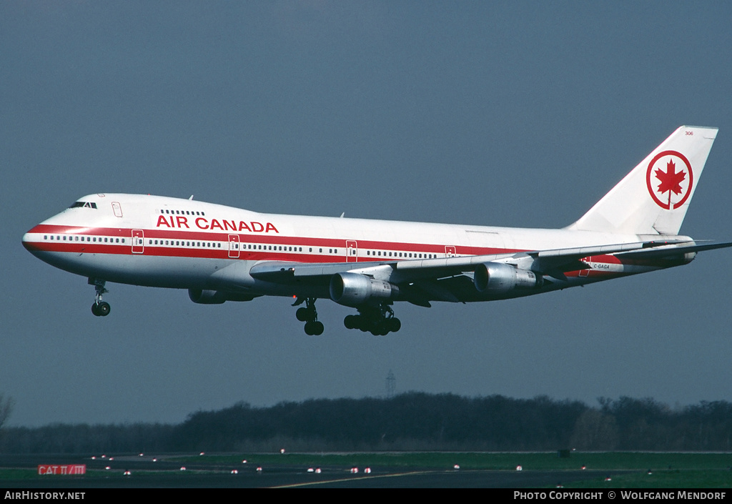 Aircraft Photo of C-GAGA | Boeing 747-233BM | Air Canada | AirHistory.net #504791