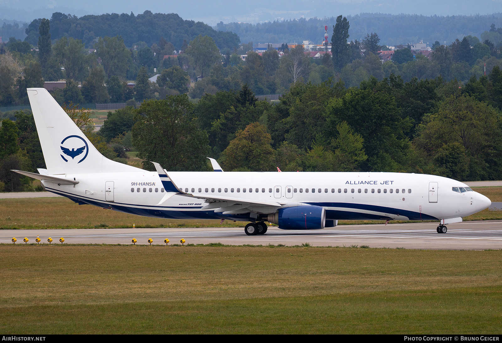 Aircraft Photo of 9HHANSA Boeing 7378K5 Alliance Jet AirHistory