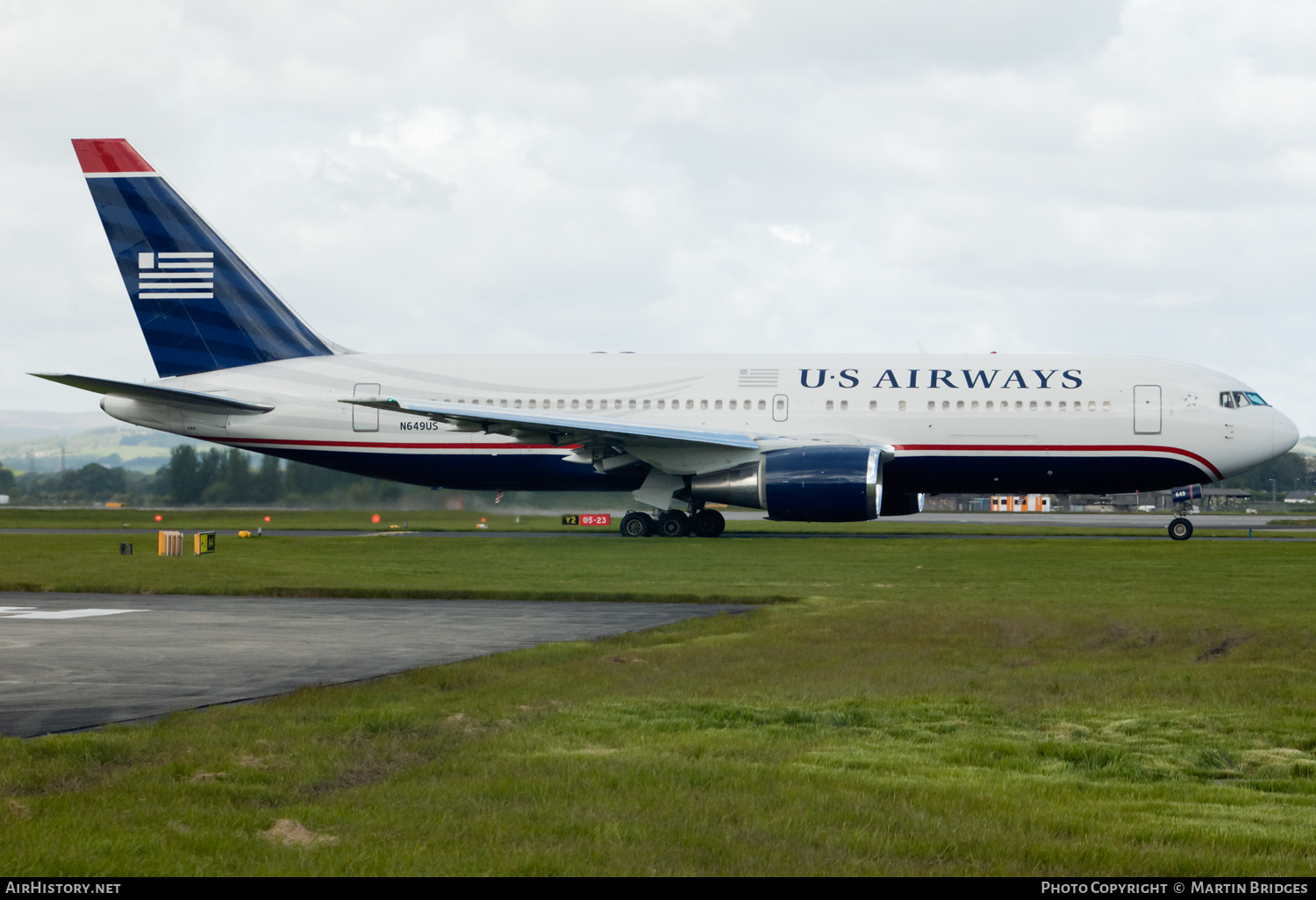 Aircraft Photo of N649US | Boeing 767-201/ER | US Airways | AirHistory.net #504794