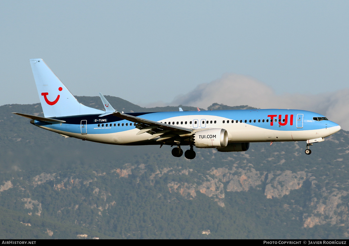 Aircraft Photo of G-TUMS | Boeing 737-8 Max 8 | TUI | AirHistory.net #504799