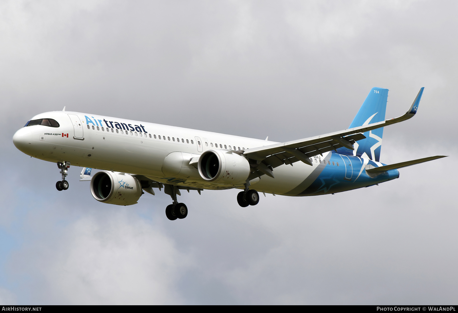 Aircraft Photo of C-GOIJ | Airbus A321-271NX | Air Transat | AirHistory.net #504806