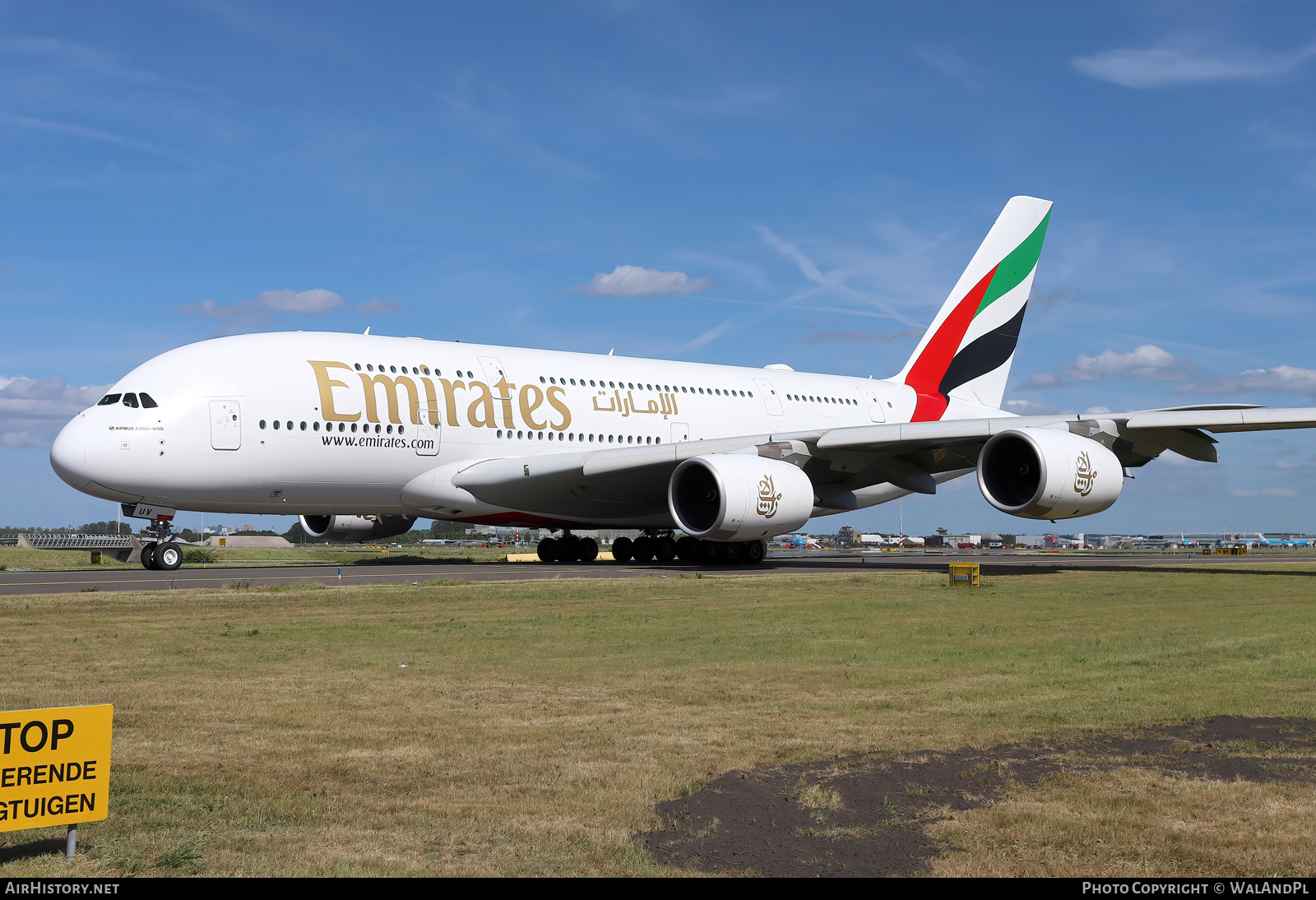 Aircraft Photo of A6-EUV | Airbus A380-842 | Emirates | AirHistory.net #504817