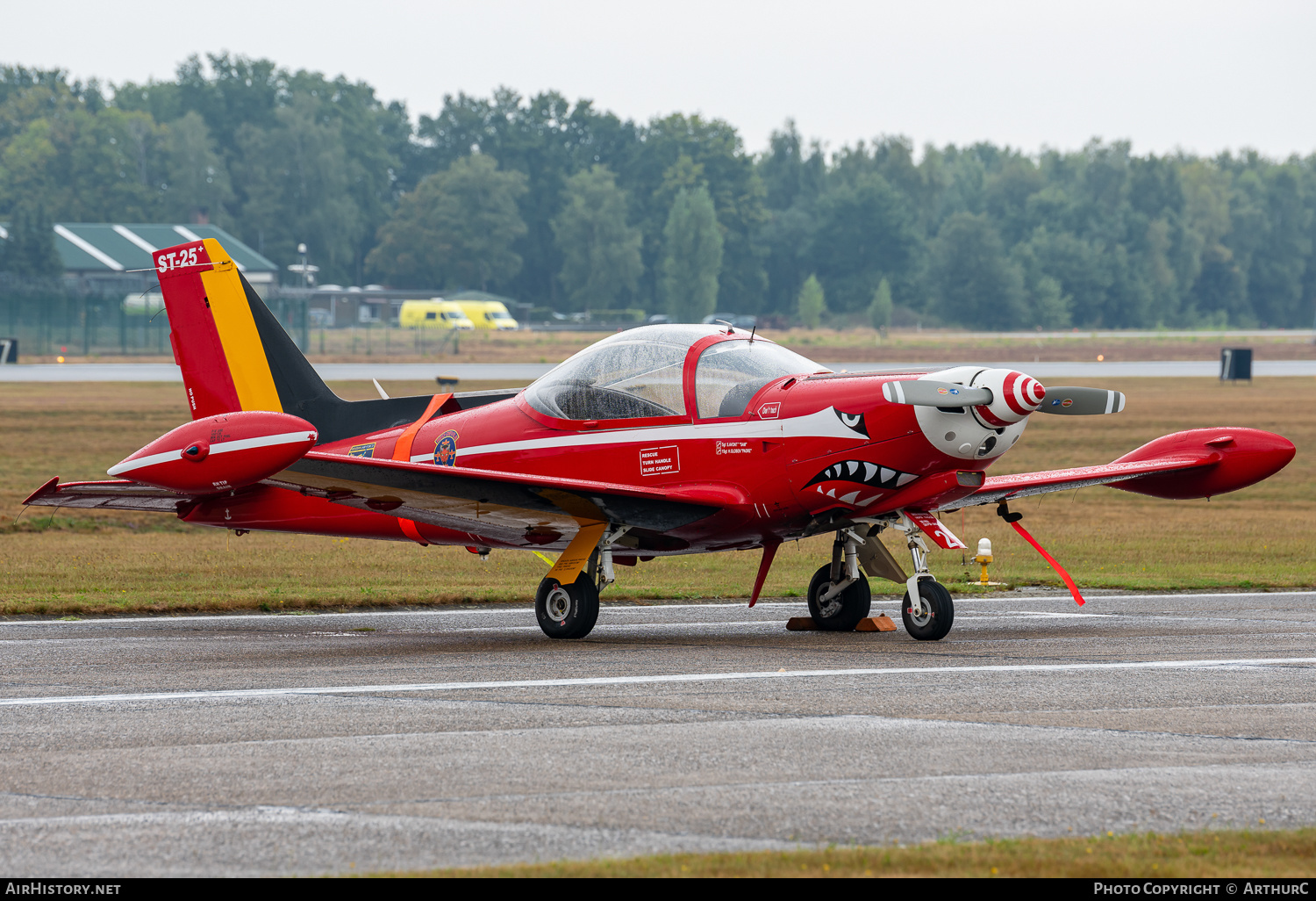 Aircraft Photo of ST-25 | SIAI-Marchetti SF-260M+ | Belgium - Air Force | AirHistory.net #504829