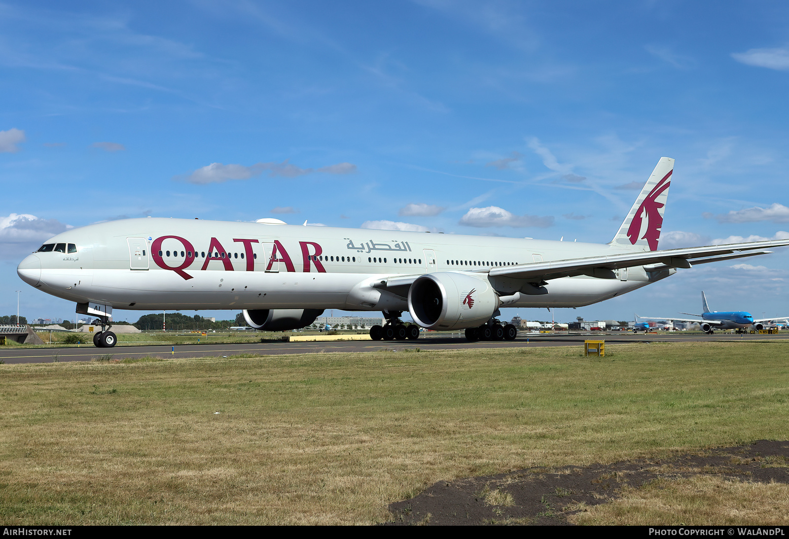Aircraft Photo of A7-BAI | Boeing 777-3DZ/ER | Qatar Airways | AirHistory.net #504834