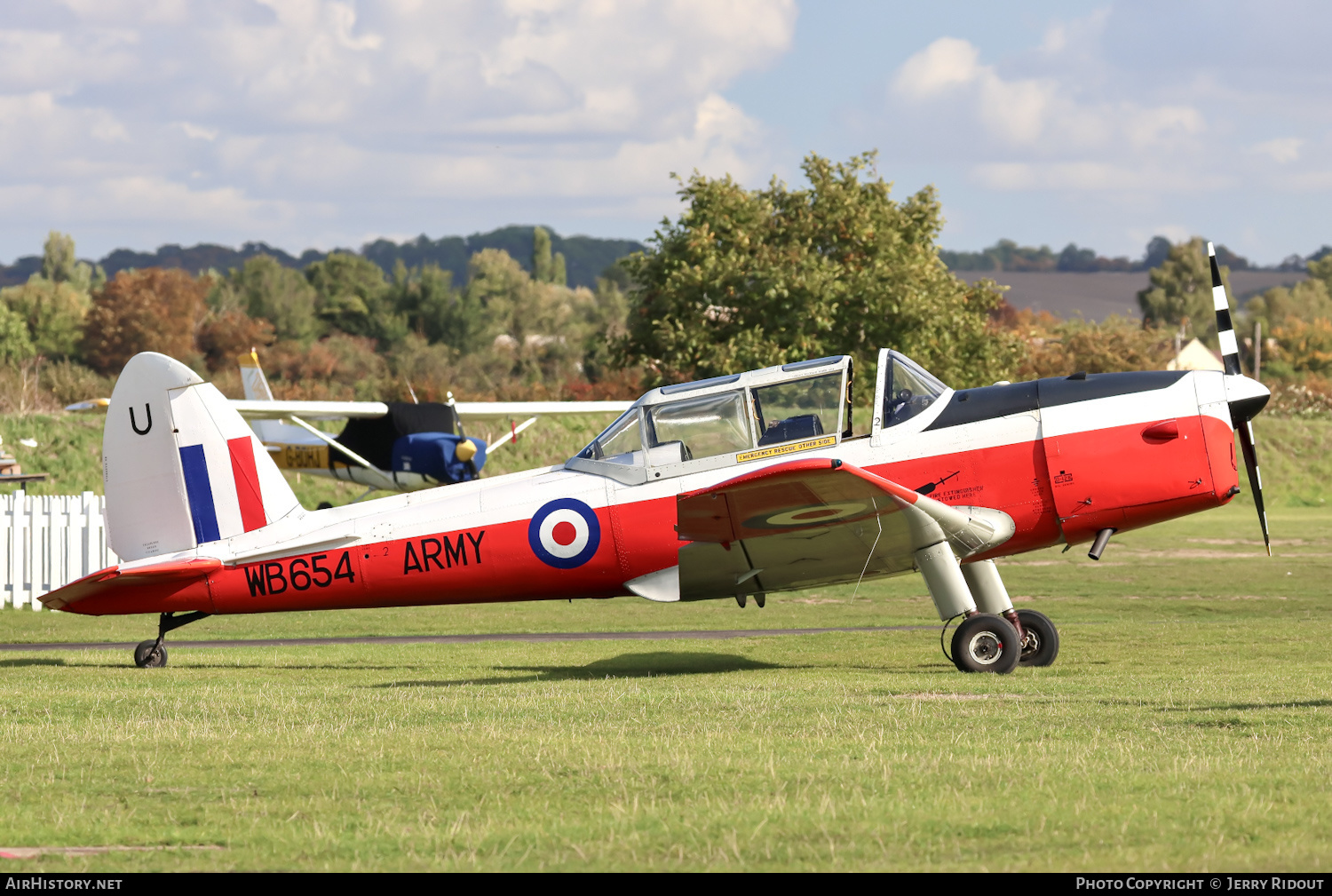 Aircraft Photo of G-BXGO / WB654 | De Havilland DHC-1 Chipmunk Mk22 | UK - Army | AirHistory.net #504857