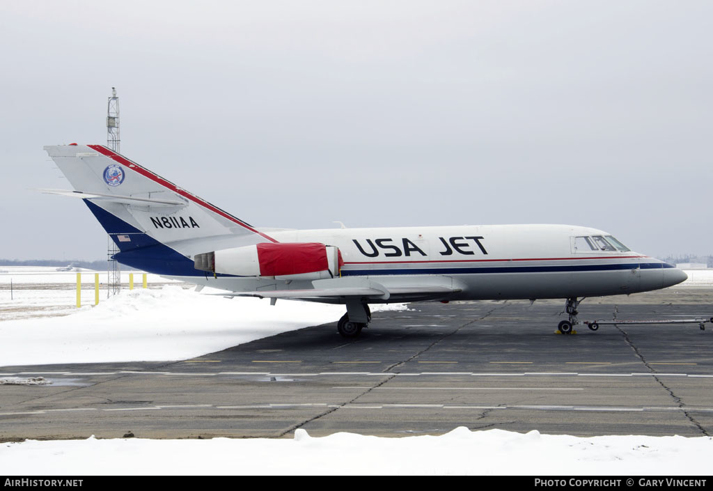 Aircraft Photo of N811AA | Dassault Falcon 20D | USA Jet Airlines | AirHistory.net #504859