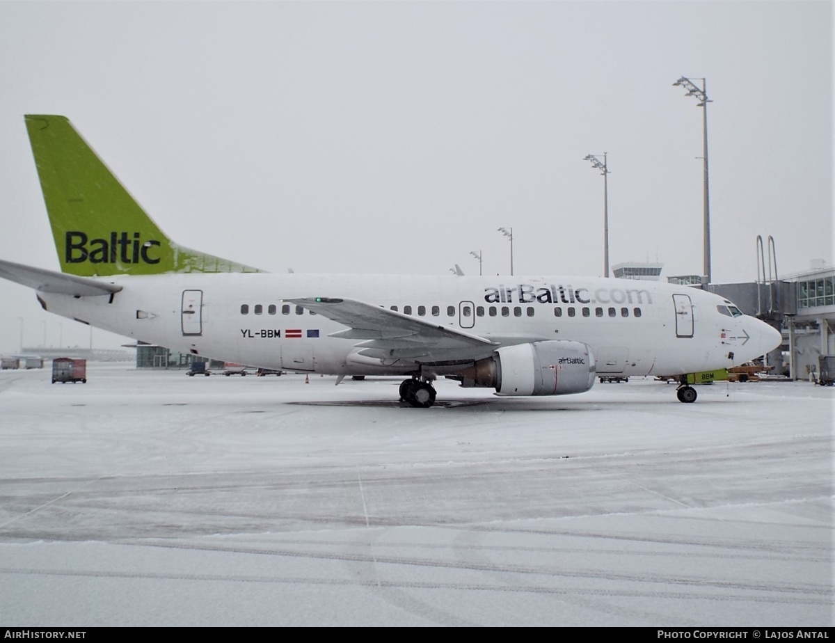 Aircraft Photo of YL-BBM | Boeing 737-522 | AirBaltic | AirHistory.net #504864