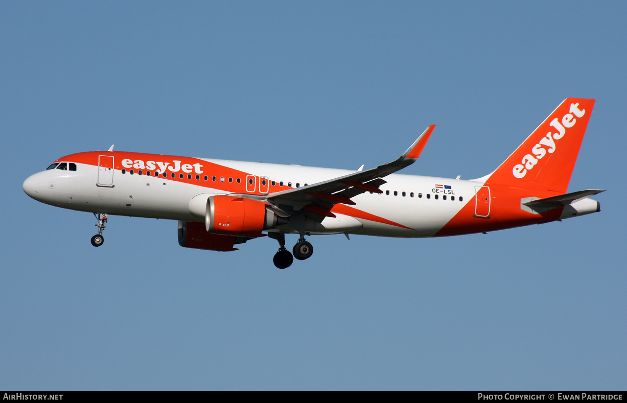 Aircraft Photo of OE-LSL | Airbus A320-251N | EasyJet | AirHistory.net #504870