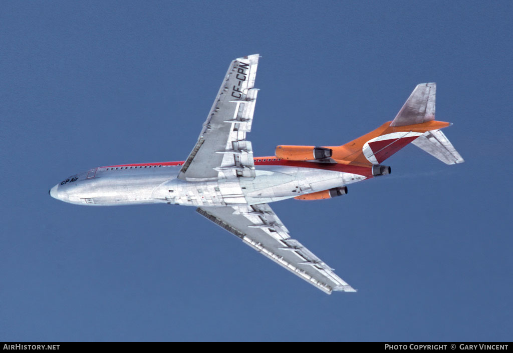 Aircraft Photo of CF-CPN | Boeing 727-17 | CP Air | AirHistory.net #504879