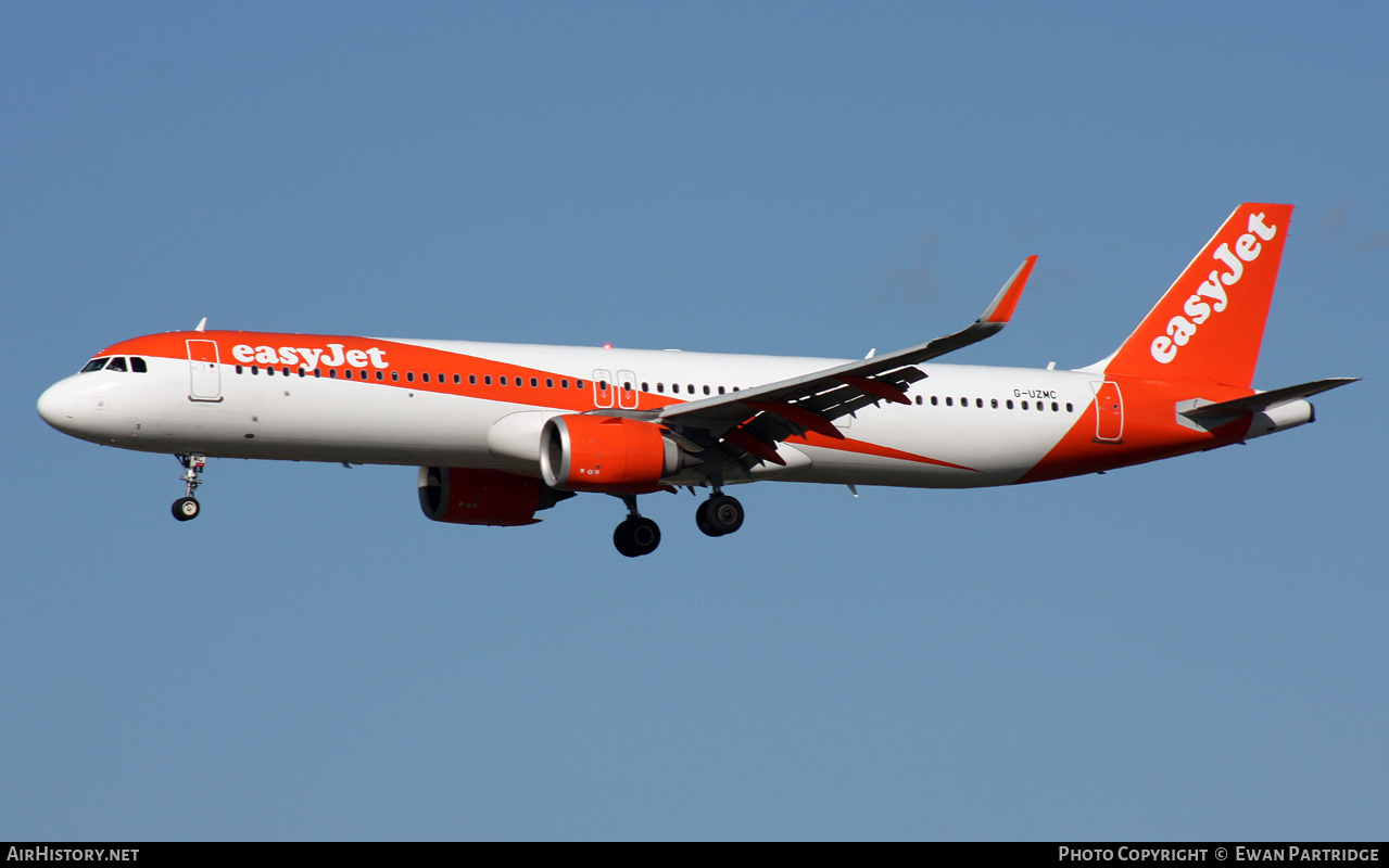 Aircraft Photo of G-UZMC | Airbus A321-251NX | EasyJet | AirHistory.net #504882