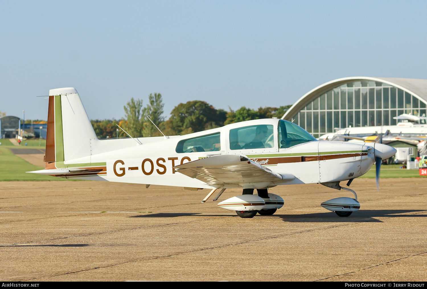 Aircraft Photo of G-OSTC | Gulfstream American AA-5A Cheetah | AirHistory.net #504886