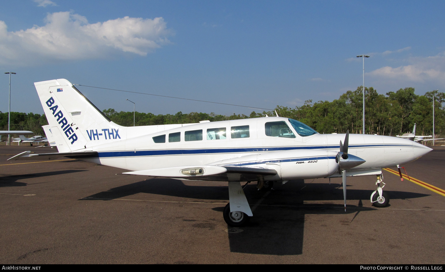Aircraft Photo of VH-THX | Cessna 402C Utililiner | Barrier Air | AirHistory.net #504922
