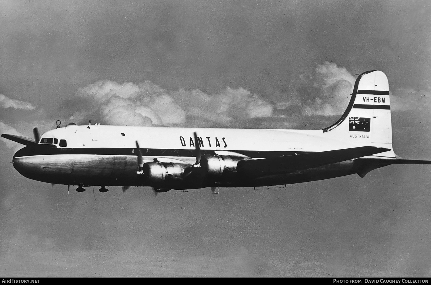 Aircraft Photo of VH-EBM | Douglas DC-4-1009 | Qantas | AirHistory.net #504923