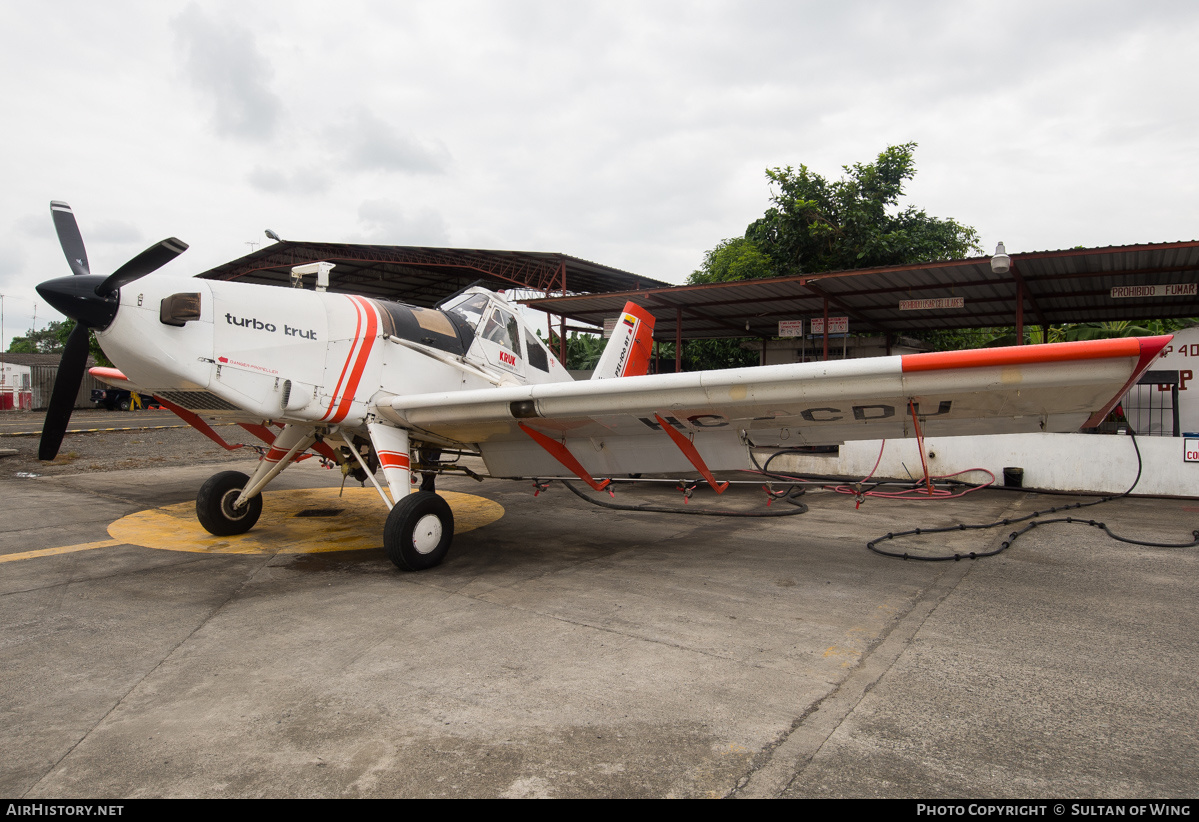 Aircraft Photo of HC-CDU | PZL-Okecie PZL-106BT-601 Turbo Kruk | APACSA | AirHistory.net #504950