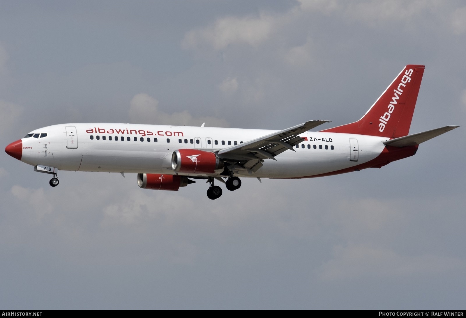 Aircraft Photo of ZA-ALB | Boeing 737-46J | Albawings | AirHistory.net #504957