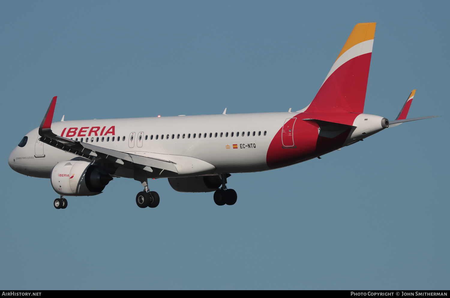 Aircraft Photo of EC-NTQ | Airbus A320-251N | Iberia | AirHistory.net #505002