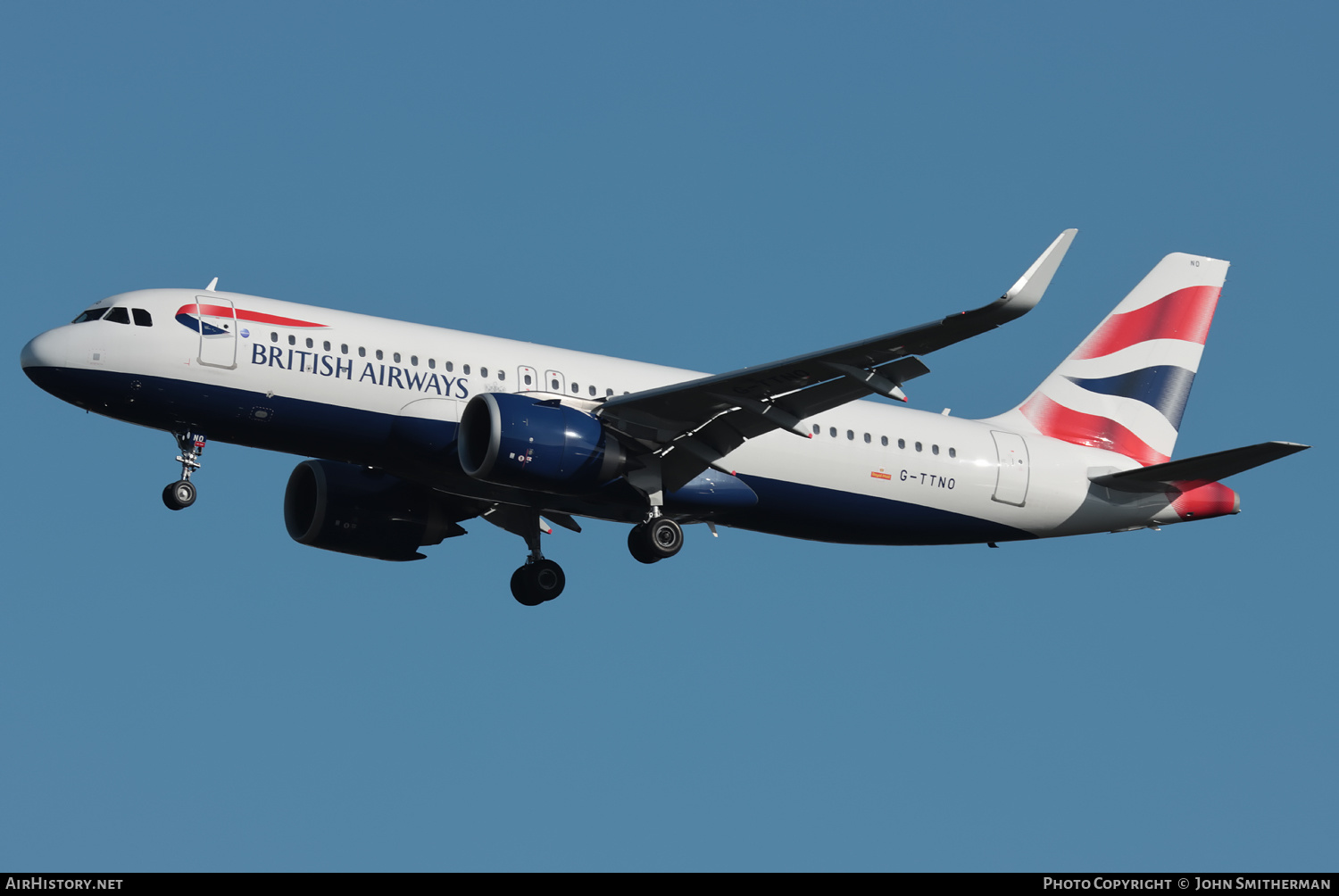 Aircraft Photo of G-TTNO | Airbus A320-251N | British Airways | AirHistory.net #505014