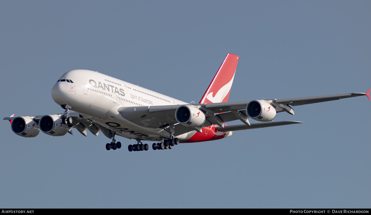 Aircraft Photo of VH-OQB | Airbus A380-842 | Qantas | AirHistory.net #505025