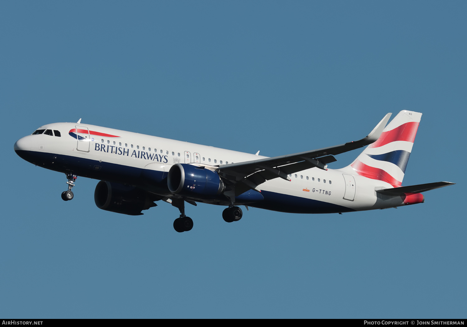 Aircraft Photo of G-TTNG | Airbus A320-251N | British Airways | AirHistory.net #505039