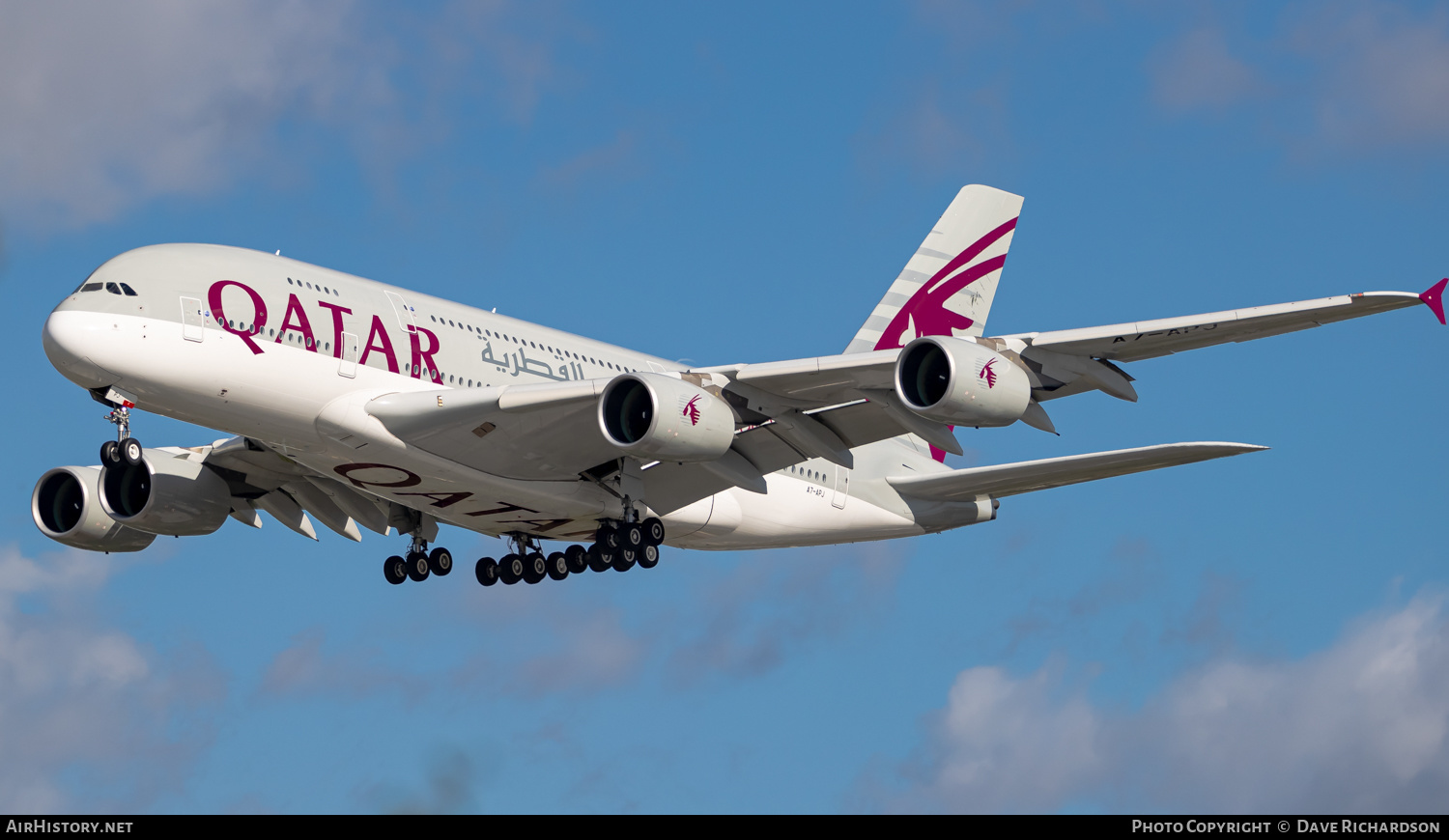 Aircraft Photo of A7-APJ | Airbus A380-861 | Qatar Airways | AirHistory.net #505065