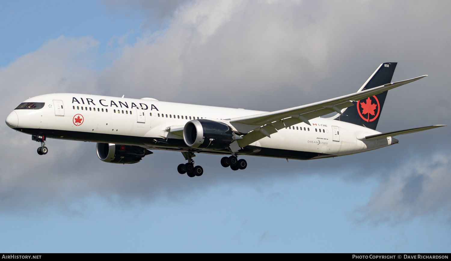Aircraft Photo of C-FVND | Boeing 787-9 Dreamliner | Air Canada | AirHistory.net #505066