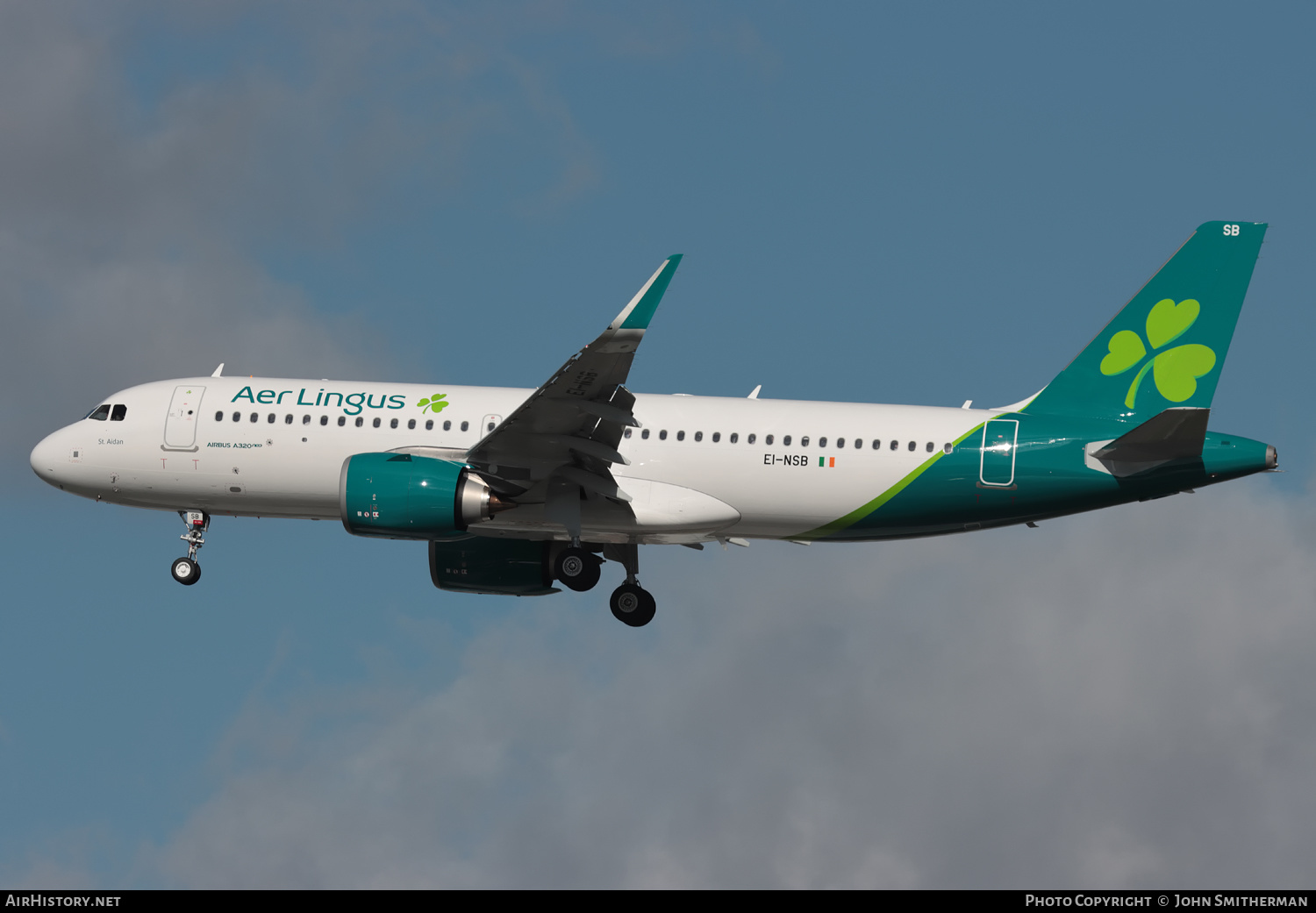 Aircraft Photo of EI-NSB | Airbus A320-251N | Aer Lingus | AirHistory.net #505070