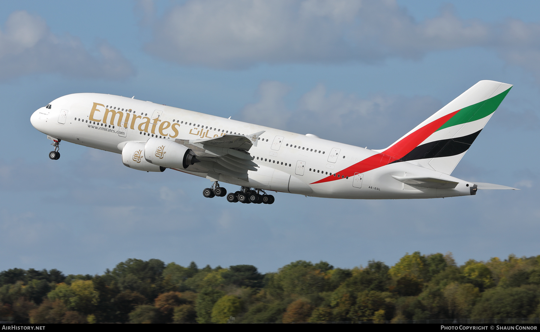 Aircraft Photo of A6-EOL | Airbus A380-861 | Emirates | AirHistory.net #505073