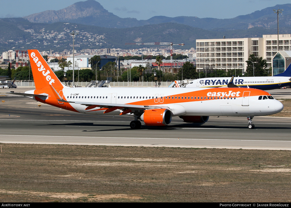 Aircraft Photo of G-UZMF | Airbus A321-251NX | EasyJet | AirHistory.net #505101