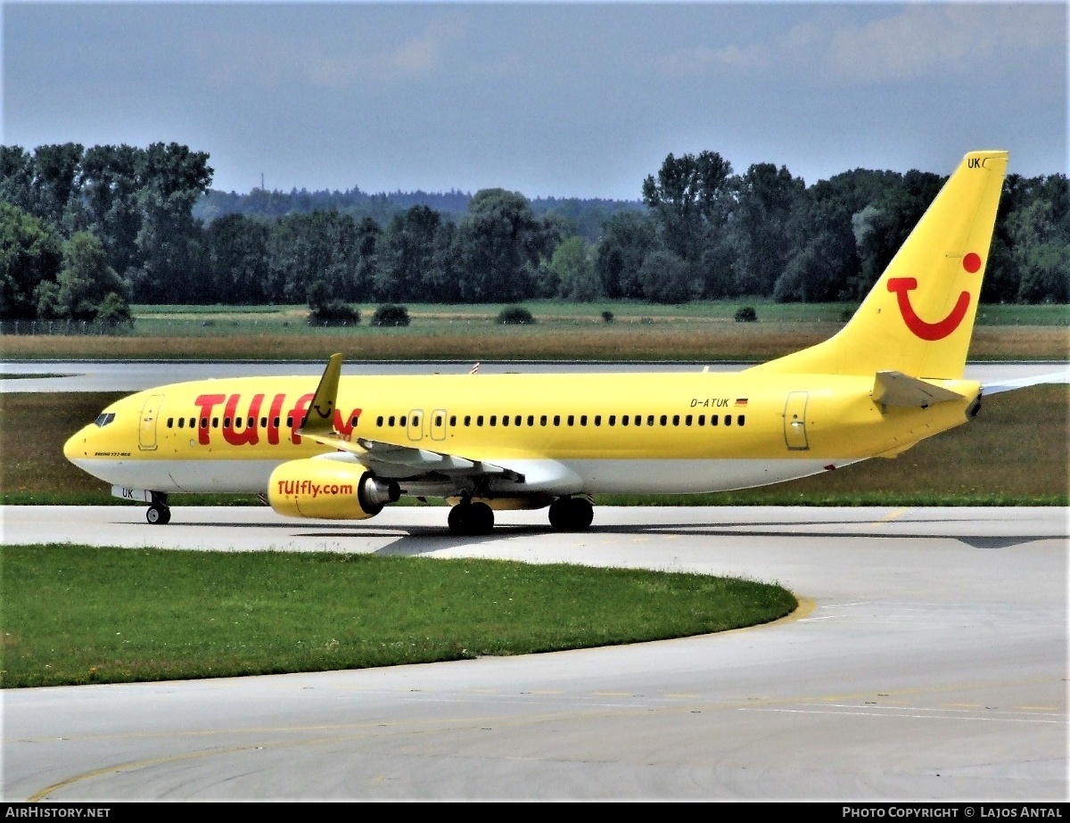 Aircraft Photo of D-ATUK | Boeing 737-8K5 | TUIfly | AirHistory.net #505108