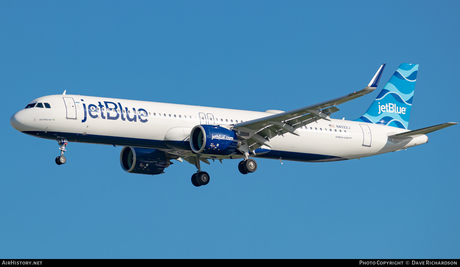 Aircraft Photo of N4022J | Airbus A321-271NXLR | JetBlue Airways | AirHistory.net #505115