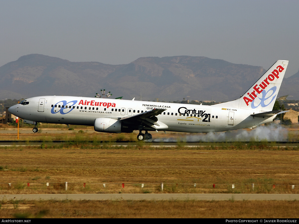 Aircraft Photo of EC-ISN | Boeing 737-86Q | Air Europa | AirHistory.net #505119