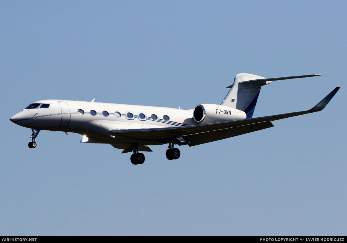 Aircraft Photo of T7-OWN | Gulfstream Aerospace G650 (G-VI) | AirHistory.net #505123