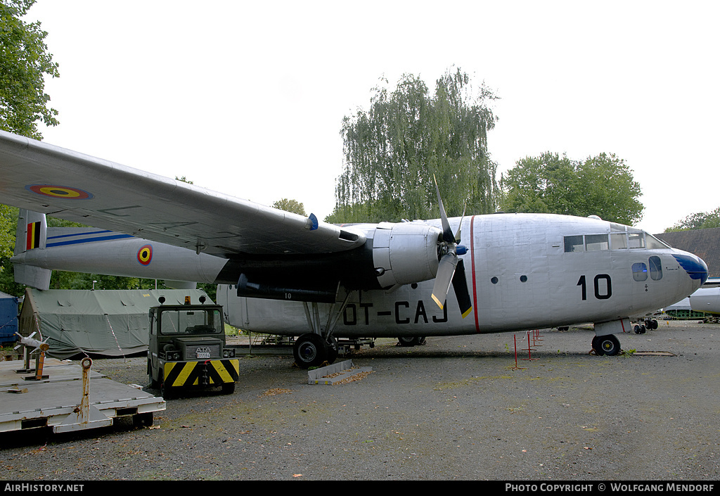 Aircraft Photo of CP-10 | Fairchild C-119G Flying Boxcar | Belgium - Air Force | AirHistory.net #505135