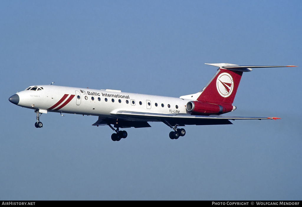 Aircraft Photo of YL-LBM | Tupolev Tu-134B-3 | Baltic International | AirHistory.net #505151