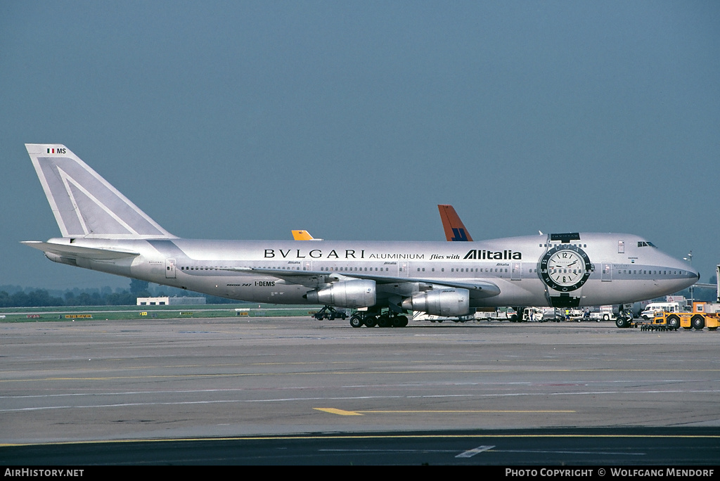 Aircraft Photo of I-DEMS | Boeing 747-243B | Alitalia | AirHistory.net #505159